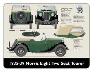 Morris 8 2 seat Tourer 1935-36 Mouse Mat